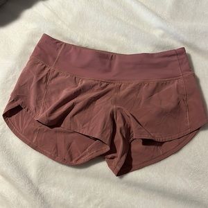 Lululemon size 4 run speed shorts